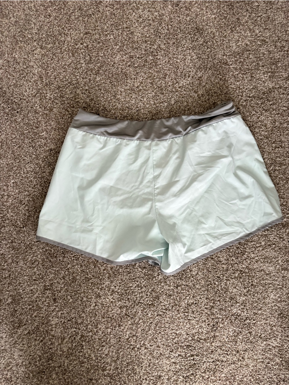 Hang Ten Mint Green and Gray Athletic Shorts